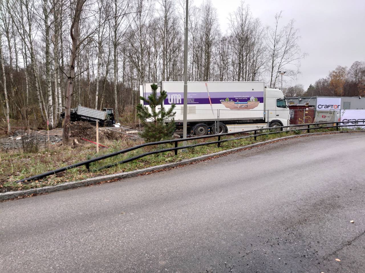 UMA AT (SBR) -borrning installation av rör under stenig terräng och berg